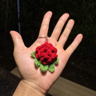 Crochet Keyring in the design of Paramendo